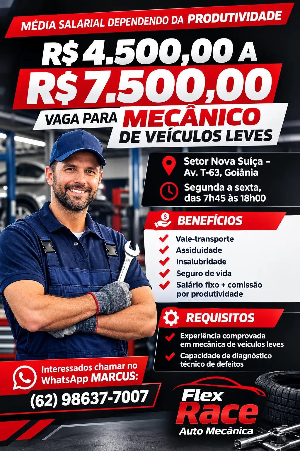 Mecânico linha leve