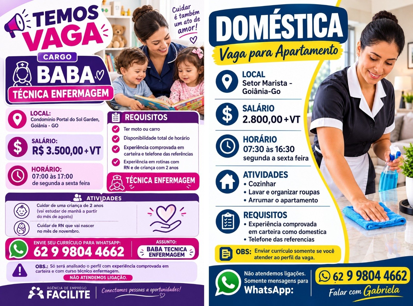 Doméstica/ Babá